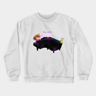 Syalala, Jandi the squirrels playing piano by jilooo Crewneck Sweatshirt